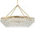 Crystorama - 278-VG - Eight Light Chandelier - Calypso - Vibrant Gold
