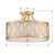 Graham Three Light Semi Flush Mount (285-GA)