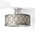 Graham Three Light Semi Flush Mount (285-SA)