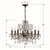 Butler Eight Light Chandelier (3028-EB-CL-SAQ)