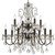 Crystorama - 3029-EB-CL-MWP - 12 Light Chandelier - Butler - English Bronze