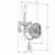 Imperial One Light Wall Sconce (3221-CH-CL-I)