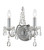 Imperial Two Light Wall Sconce (3222-CH-CL-MWP)
