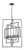 Crystorama - 339-RS - Seven Light Chandelier - Capri - Raw Steel