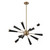 Zodiac 12 Light Chandelier (3812-AG)