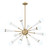 Crystorama - 3812-AG-MT - 12 Light Chandelier - Zodiac - Aged Brass + Matte White