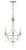 Crystorama - 423-SA - Three Light Mini Chandelier - Metro - Antique Silver