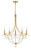 Crystorama - 425-GA - Five Light Chandelier - Metro - Antique Gold