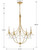 Metro Five Light Chandelier (425-GA)
