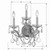 Maria Theresa Three Light Wall Sconce (4403-CH-CL-MWP)