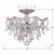 Maria Theresa Three Light Semi Flush Mount (4430-CH-CL-S)