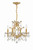 Crystorama - 4454-GA-CL-MWP - Four Light Mini Chandelier - Filmore - Antique Gold