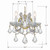 Maria Theresa Two Light Wall Sconce (4472-GD-CL-SAQ)