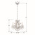 Maria Theresa Four Light Mini Chandelier (4474-CH-CL-MWP)