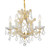 Maria Theresa Four Light Mini Chandelier (4474-GD-CL-I)