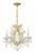 Crystorama - 4474-GD-CL-MWP - Four Light Mini Chandelier - Maria Theresa - Gold
