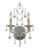 Crystorama - 4612-SL - Two Light Wall Sconce - Paris Market - Silver Leaf