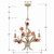 Southport Five Light Chandelier (4805-SR)