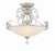 Crystorama - 5010-OS-CL-S - Three Light Semi Flush Mount - Ashton - Olde Silver