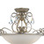 Ashton Three Light Semi Flush Mount (5010-OS-CL-S)
