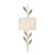 Crystorama - 501-SA - Two Light Wall Sconce - Broche - Antique Silver