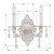 Paris Market Two Light Wall Sconce (5022-AW-CL-SAQ)