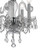 Traditional Crystal Three Light Mini Chandelier (5044-CH-CL-I)