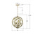 Broche Four Light Chandelier (504-CT)