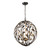 Broche Six Light Chandelier (506-EB-GA)