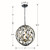 Broche Six Light Chandelier (506-EB-GA)