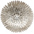Broche Six Light Flush Mount (507-SA)