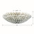 Broche Six Light Flush Mount (507-SA)