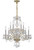 Crystorama - 5080-PB-CL-SAQ - Ten Light Chandelier - Traditional Crystal - Polished Brass