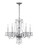 Crystorama - 5085-CH-CL-SAQ - Five Light Chandelier - Traditional Crystal - Polished Chrome