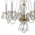Traditional Crystal Five Light Chandelier (5085-PB-CL-MWP)