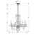 Traditional Crystal Six Light Chandelier (5086-CH-CL-SAQ)