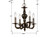 Paris Market Four Light Mini Chandelier (5124-VB)