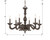 Paris Market Six Light Chandelier (5126-VB)