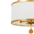 Broche Three Light Chandelier (513-GA)