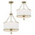Broche Three Light Chandelier (513-SA)