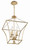 Broche Three Light Mini Chandelier (514-GA)
