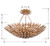 Broche Six Light Chandelier (517-GA)