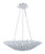 Crystorama - 517-MT - Six Light Chandelier - Broche - Matte White