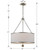 Broche Six Light Chandelier (518-SA)
