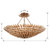 Broche Eight Light Semi Flush Mount (519-GA_CEILING)
