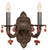 Crystorama - 5200-VB-AMBER - Two Light Wall Sconce - Paris Market - Venetian Bronze