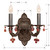 Paris Market Two Light Wall Sconce (5200-VB-AMBER)