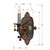Paris Market One Light Wall Sconce (5201-VB-AMBER)