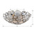 Palla Three Light Flush Mount (524-SA)