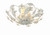 Paris Market Six Light Semi Flush Mount (5316-AW)